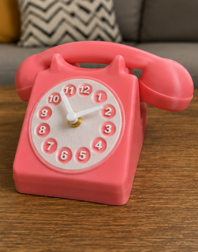 retro clock(3) Retro Telephone Clock